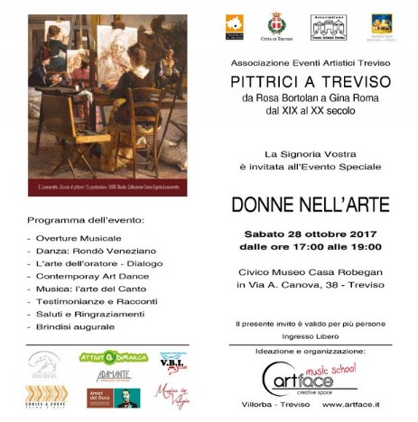 Pittrici a Treviso - Donne nell'Arte